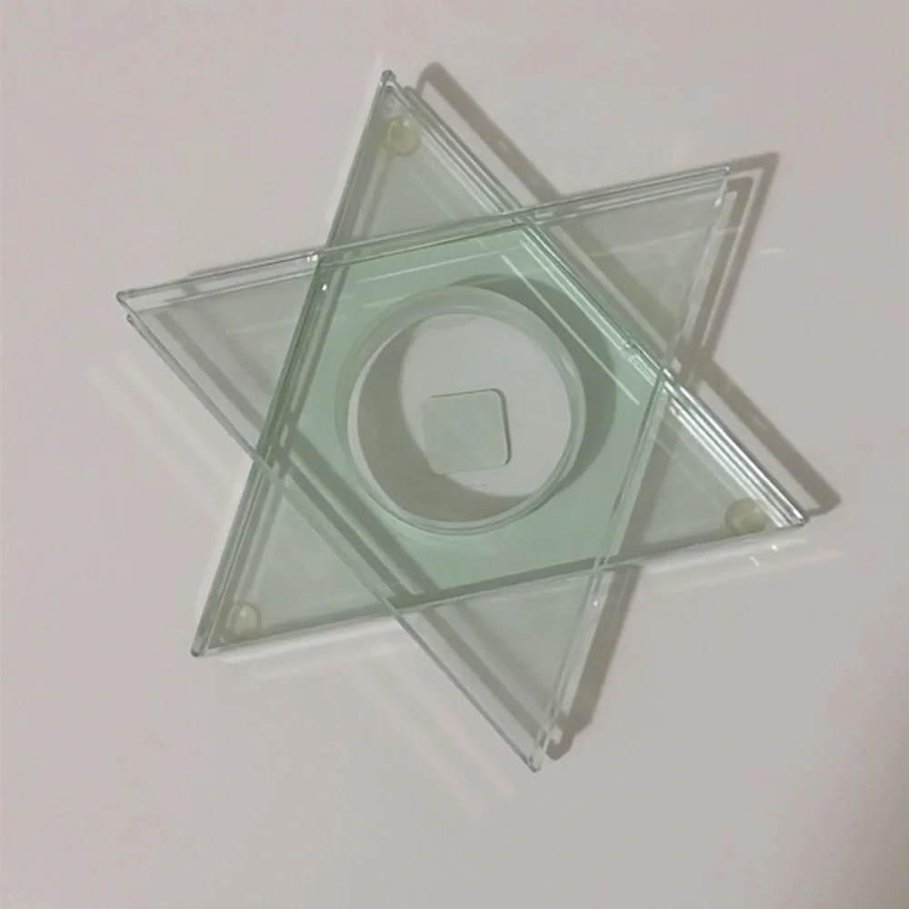 PartyLite Stratus Star Glass Tealight Holder - Picture 2 of 10